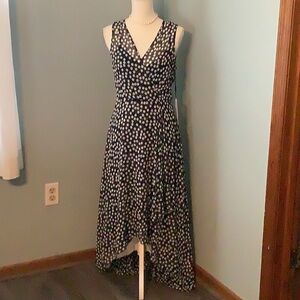 Calvin Klein sheer polyester maxi dress